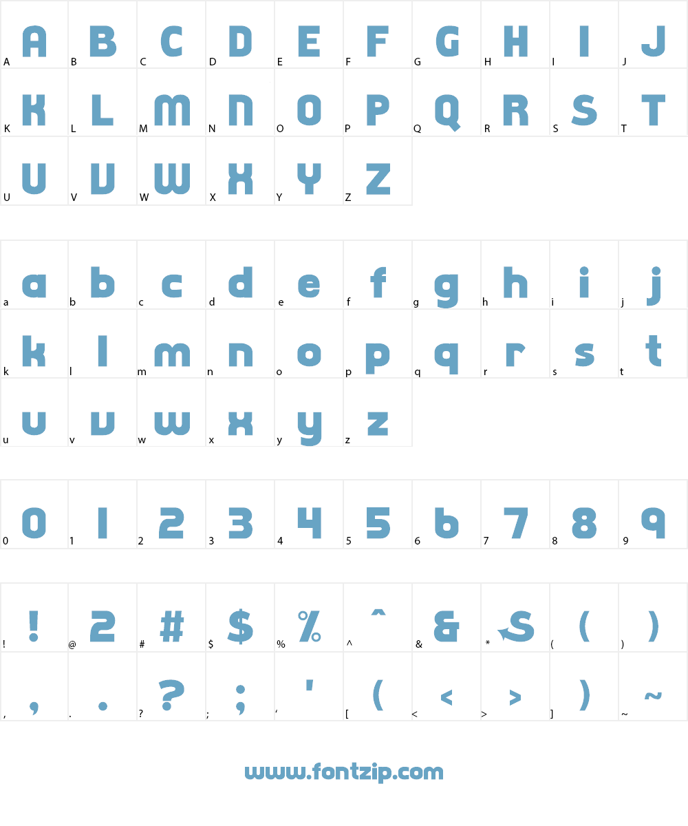 Eat Fresh Lowercase Font Character